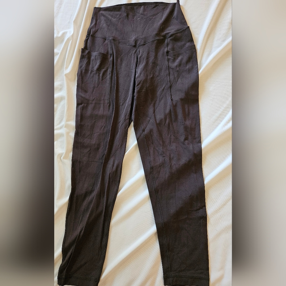 High rise 7/8 leggings. Real Me Offline by Aerie. Size: M Color: brown